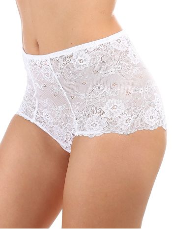 Фото 1 Трусики Innamore из коллекции Basic Lace, цвет: белый, вид сбоку