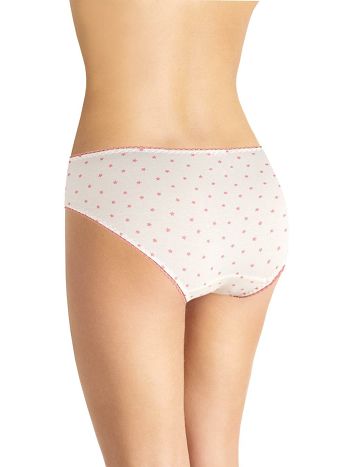 Фото 2 Трусики Clever из коллекции Fashion, цвет: молочный/розовый, вид сзади