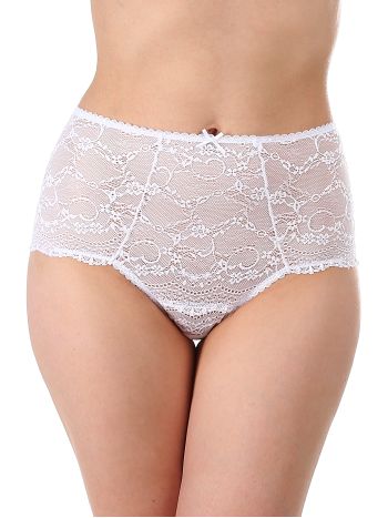 Фото 1 Трусики Innamore из коллекции Camerino, цвет: белый, вид спереди