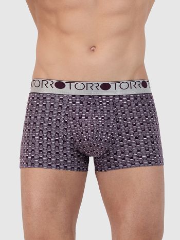 Фото 1 Трусы Torro из коллекции Fresh, цвет: сливовый, вид спереди