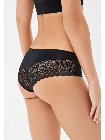 Фото 6 Трусики Vis-A-Vis из коллекции Elegance, цвет: черный, вид сзади