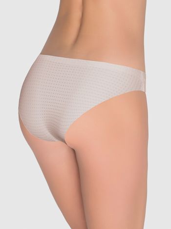 Фото 2 Трусики Vis-A-Vis из коллекции Invisible, цвет: бежевый, вид сзади