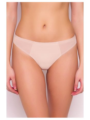 Фото 1 Трусики Vis-A-Vis из коллекции Invisible, цвет: бежевый, вид спереди