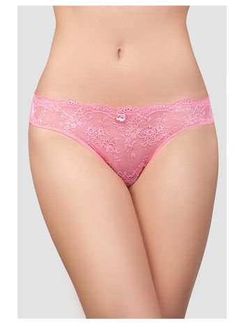 Фото 3 Трусики Vis-A-Vis из коллекции Elegance, цвет: розовый, вид спереди