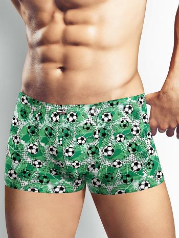 Фото 1 Трусы Clever из коллекции Football collection, цвет: зеленый, вид спереди