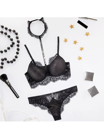 Фото 8 Комплект Lormar из коллекции Strass, цвет: черный, общий вид