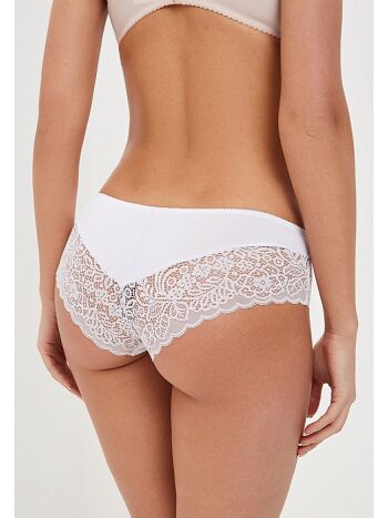 Фото 4 Трусики Vis-A-Vis из коллекции Elegance, цвет: белый, вид сзади