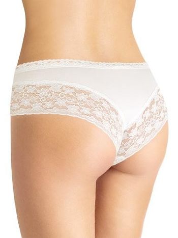 Фото 4 Трусики Clever из коллекции Color basic, цвет: молочный, вид сзади
