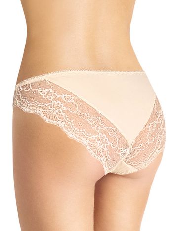 Фото 2 Трусики Clever из коллекции Classic, цвет: бежевый, вид сзади