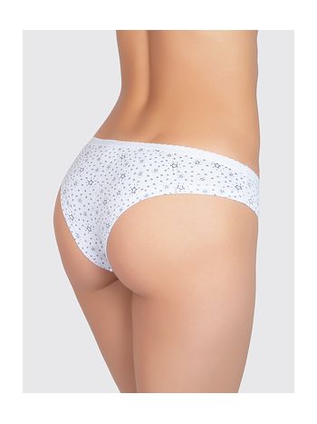 Фото 2 Трусики Vis-A-Vis из коллекции Fashion, цвет: белый, вид сзади