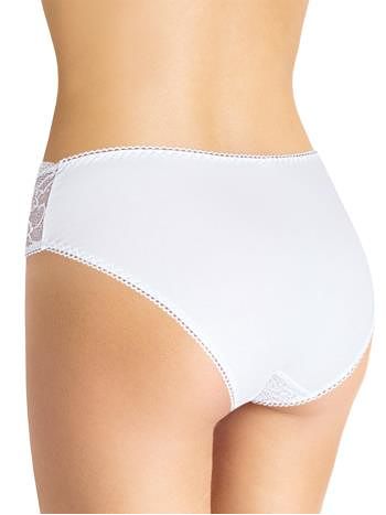 Фото 4 Трусики Clever из коллекции Classic, цвет: белый, вид сзади