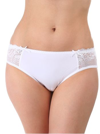 Фото 3 Трусики Clever из коллекции Classic, цвет: белый, вид спереди