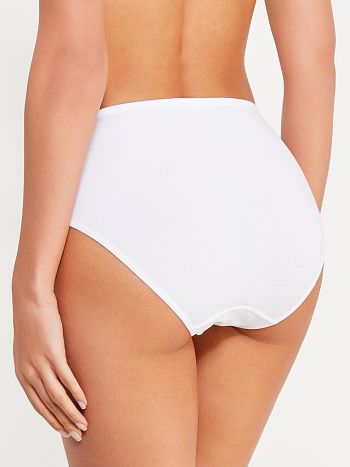 Фото 4 Трусики Vis-A-Vis из коллекции Maxi Line, цвет: белый