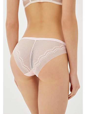 Фото 1 Трусики Vis-A-Vis из коллекции Elegance, цвет: розовый, вид сзади