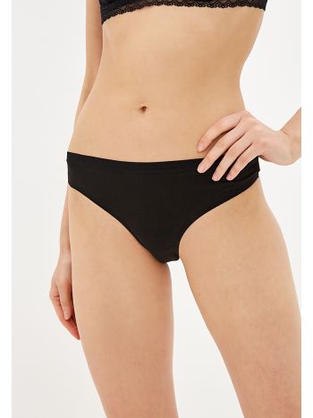 Фото 3 Трусики Vis-A-Vis из коллекции Elegance, цвет: черный, вид спереди
