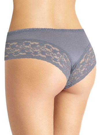 Фото 6 Трусики Clever из коллекции Color basic, цвет: серый, вид сзади