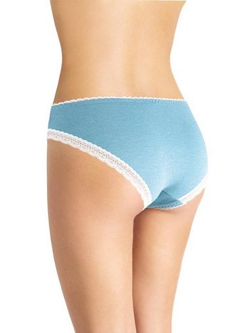 Фото 2 Трусики Clever из коллекции Fashion, цвет: бирюзовый, вид сзади