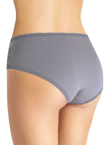 Фото 6 Трусики Clever из коллекции Color basic, цвет: серый, вид сзади