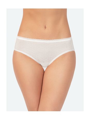 Фото 1 Трусики Vis-A-Vis из коллекции Eco Line, цвет: белый, вид спереди
