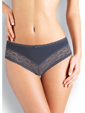 Фото 2 Трусики Clever из коллекции Color basic, цвет: темно-синий, вид спереди