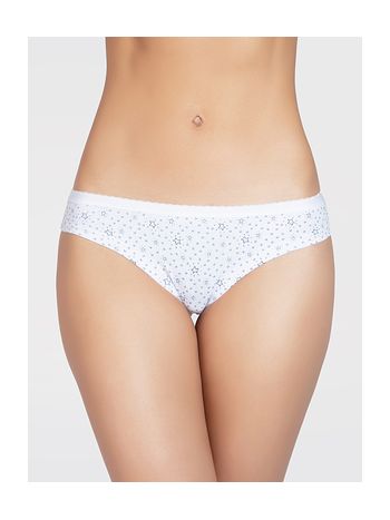 Фото 1 Трусики Vis-A-Vis из коллекции Fashion, цвет: белый, вид спереди
