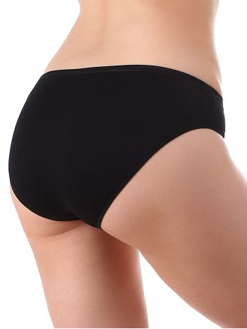 Фото 1 Трусики Clever из коллекции Bamboo, цвет: черный, вид сзади
