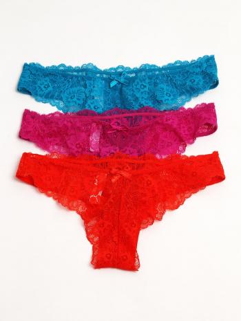 Фото 11 Трусики Innamore из коллекции Basic Lace, цвет: желтый, вид спереди